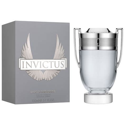 perfume masculino invictus paco rabanne eau de toilette 150ml incolor